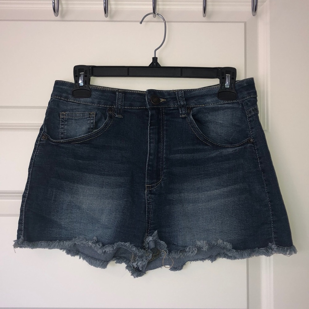 High rise shorts